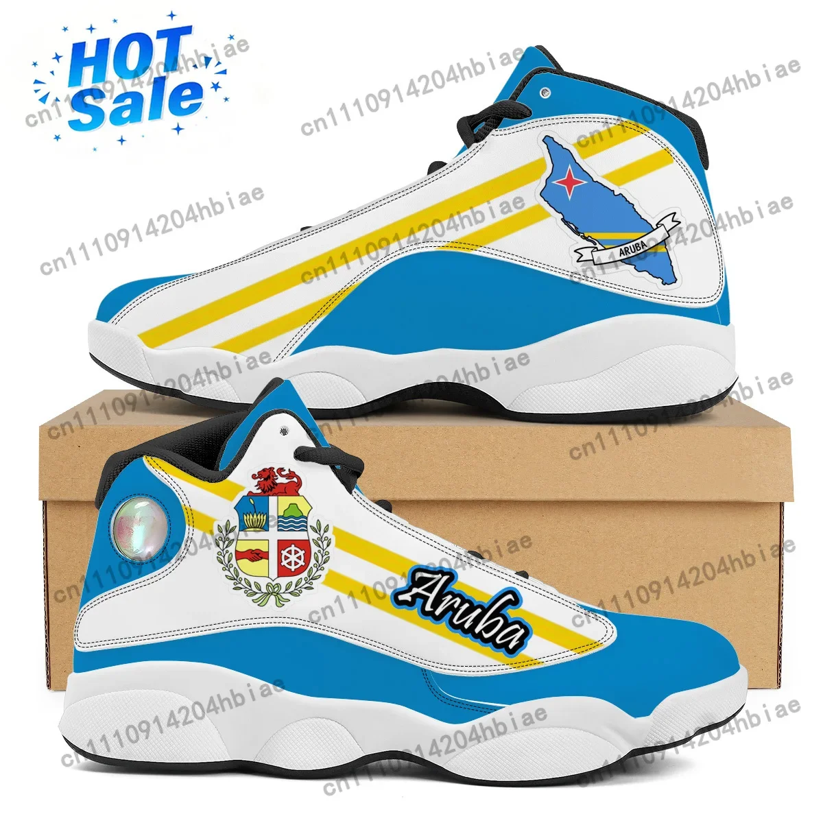 Men'S Shoes For Tennis - ARUBA Bayrağı Baskı Özel Serin Erkek