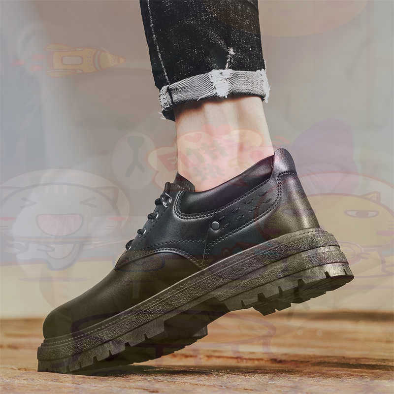 Men Shoes Name - Koyu Doğal Deri Moda Eğitmenler Tenis