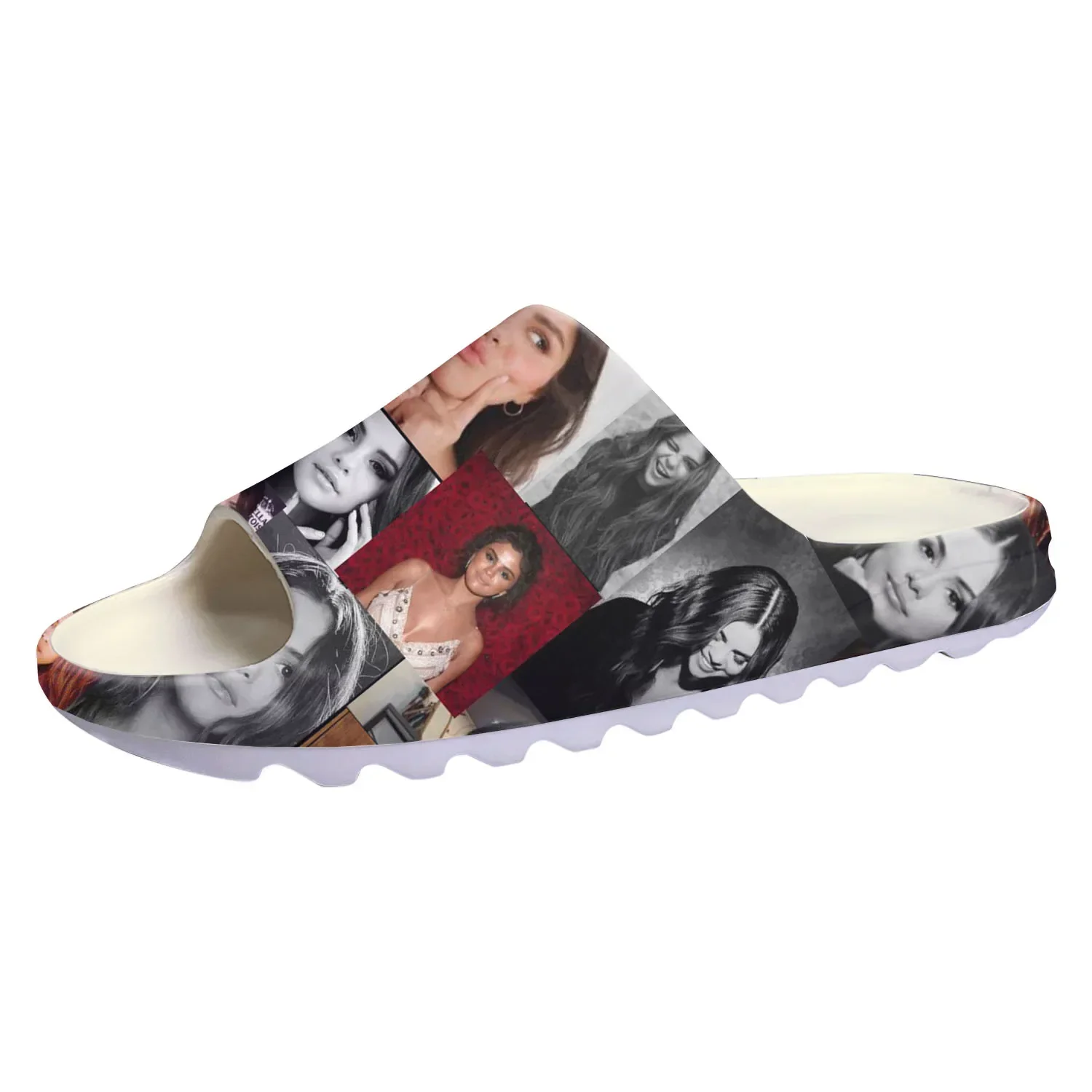 Men Shoes On - Selena Gomez Singer Yumuşak Tabanlı Terlikler