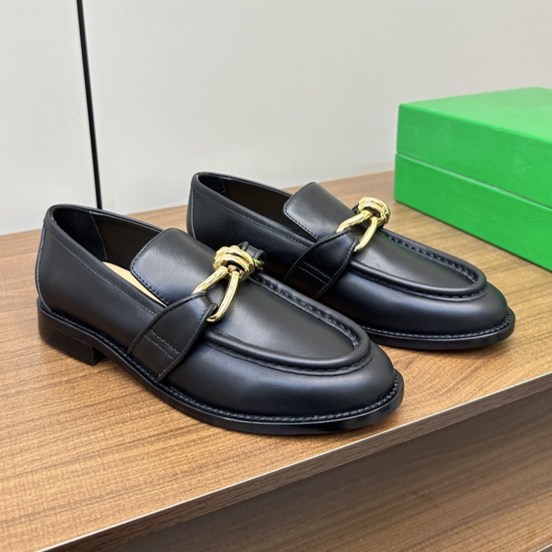Men'S Shoes Top Brands - 2026 Yeni Kadın Loafer'ları Metal Düğümlü