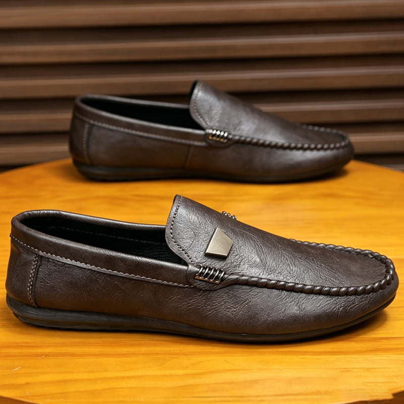 Men'S Shoes Top Brands - İngiliz Tarzı Erkek Deri Ayakkabıları Minimalist
