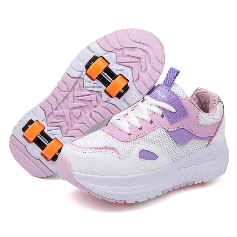 Men'S Shoes To Women'S - Çocuklar için 4 Tekerlekli, Çıkarılabilir Tekerlekli
