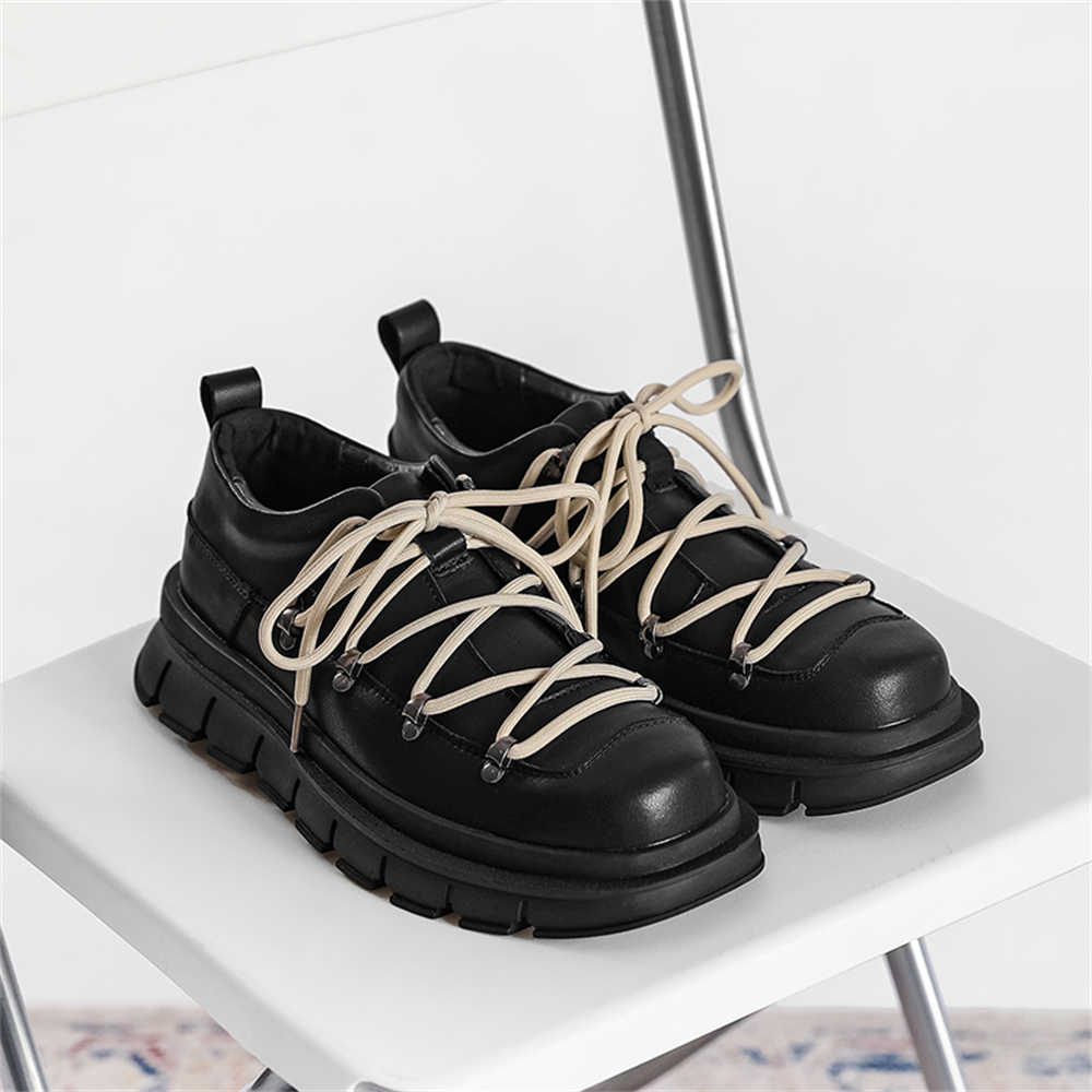 Men Shoes Name - Erkekler İçin Bağcıklı Kalın Topuklu Spor
