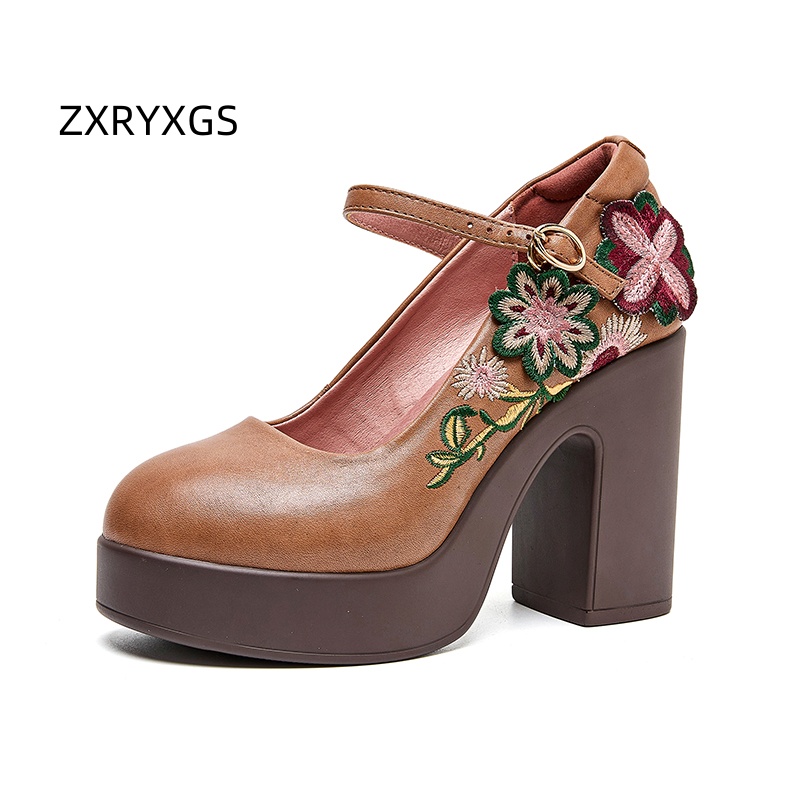 Men Shoes For Wedding - ZXRYXGS Üst Katman Dana Derisi İşlemeli