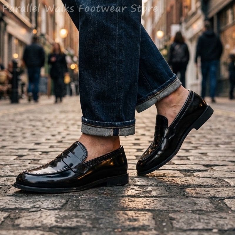 Erkekler İçin Patent Deri Loaf - Men Shoes For Wedding incelemesi ve fiyatı