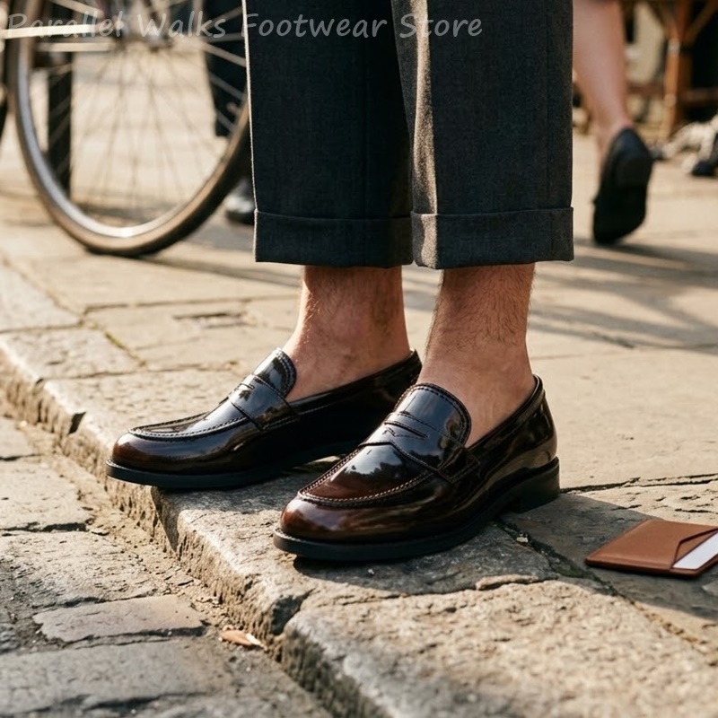 Erkekler İçin Patent Deri Loaf - Men Shoes For Wedding incelemesi ve fiyatı