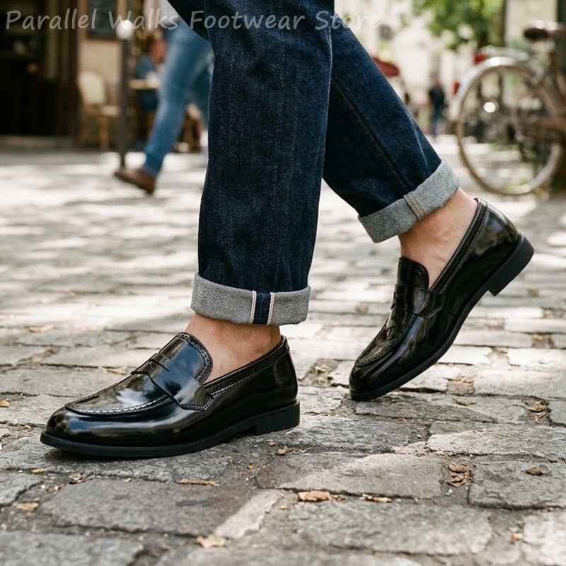 Erkekler İçin Patent Deri Loaf - Men Shoes For Wedding incelemesi ve fiyatı