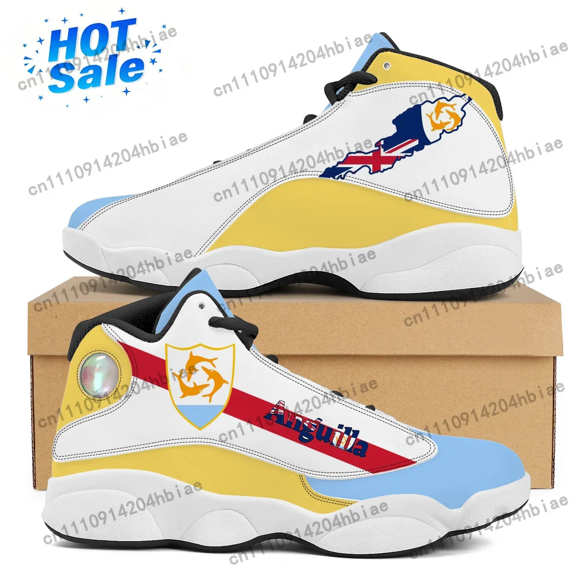 ANGUILLA Bayrağı Baskı Özel Se - Men'S Shoes For Tennis incelemesi ve fiyatı