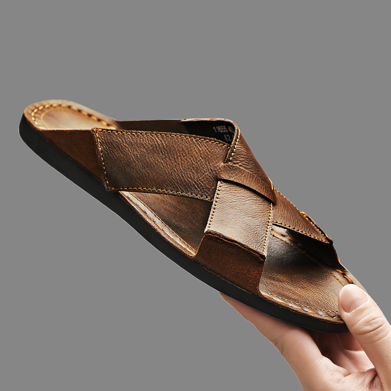 Moda Hakiki Deri Erkek Terlik  - Men'S Shoes Top Brands incelemesi ve fiyatı