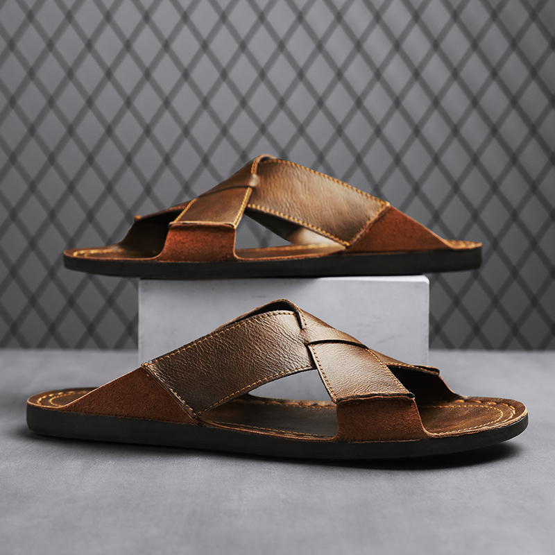 Moda Hakiki Deri Erkek Terlik  - Men'S Shoes Top Brands incelemesi ve fiyatı