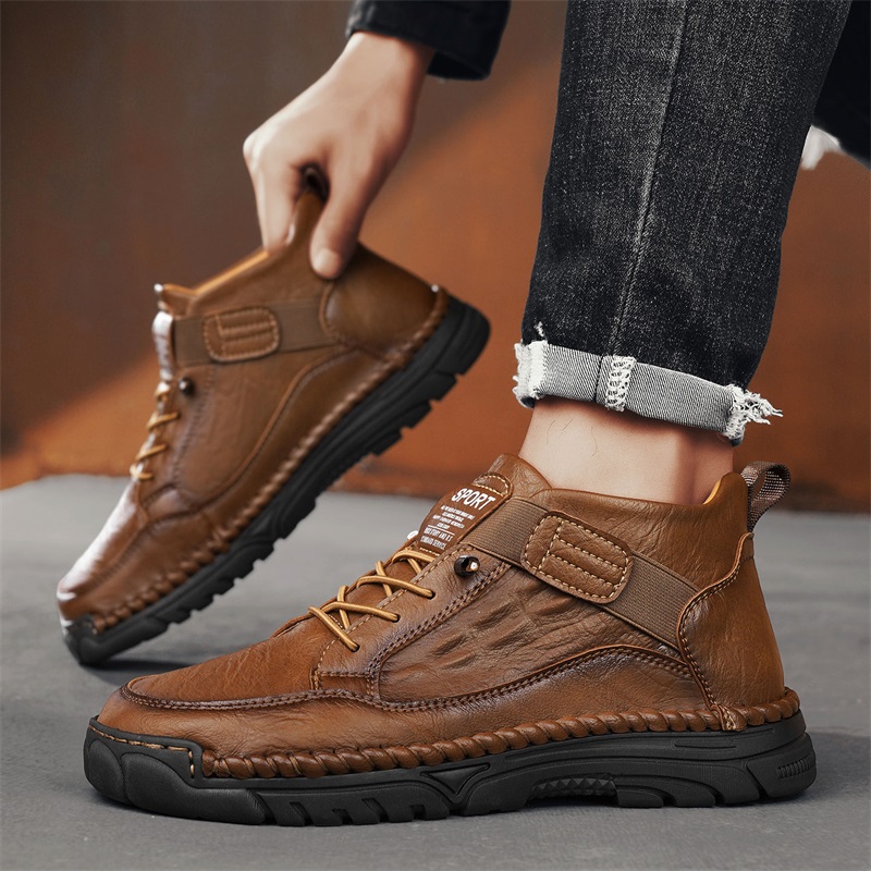 Moda erkek el dikişli rahat ay - Men'S Shoes Top Brands incelemesi ve fiyatı