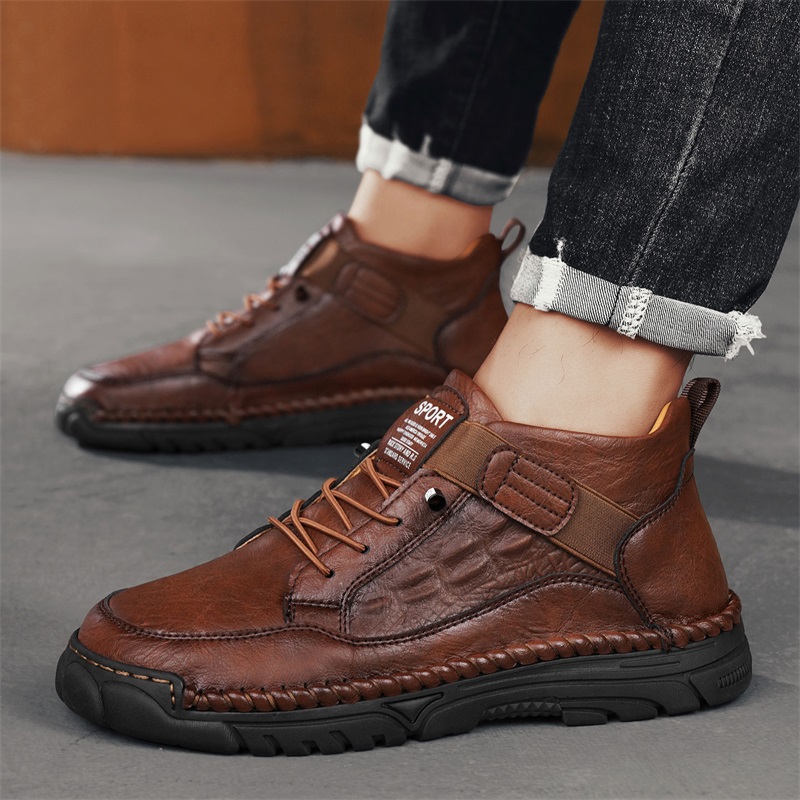 Moda erkek el dikişli rahat ay - Men'S Shoes Top Brands incelemesi ve fiyatı