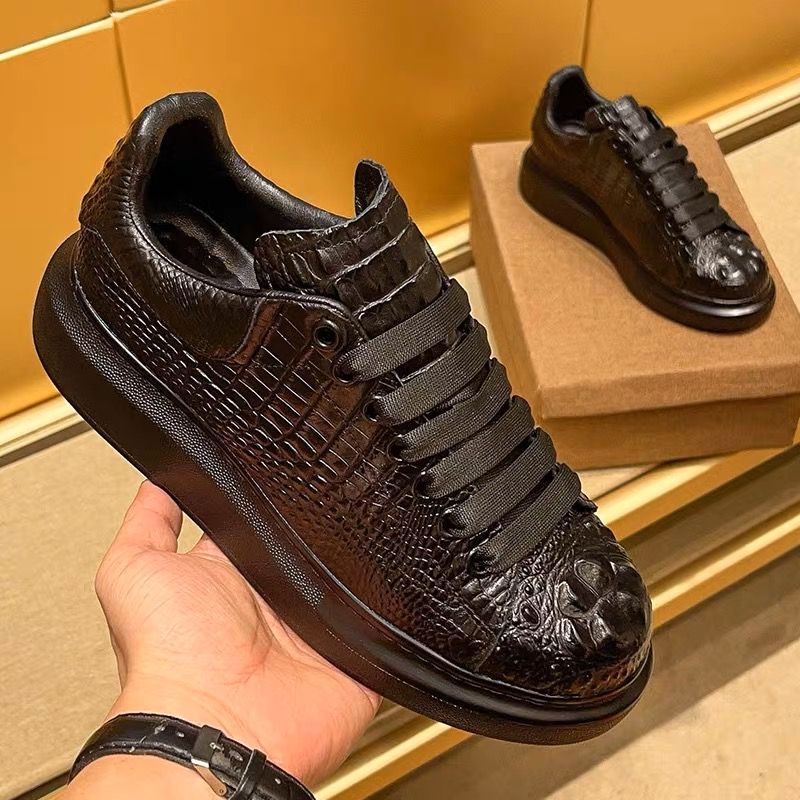 2025 yaz timsah desenli siyah  - Men Shoes Runners incelemesi ve fiyatı