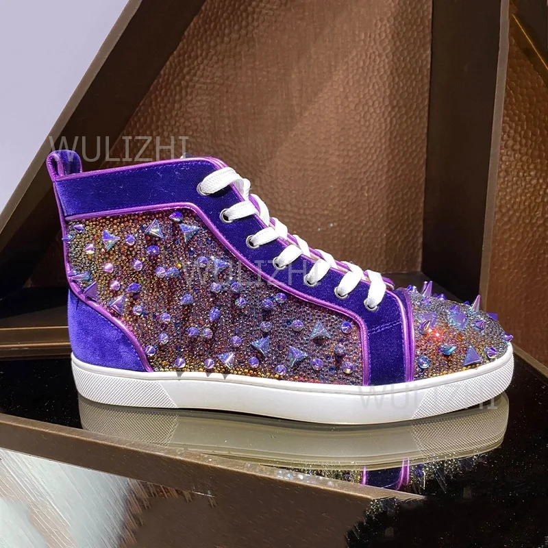 Koyu Mor Kristal Perçinli Erke - Men'S Shoes For Tennis incelemesi ve fiyatı